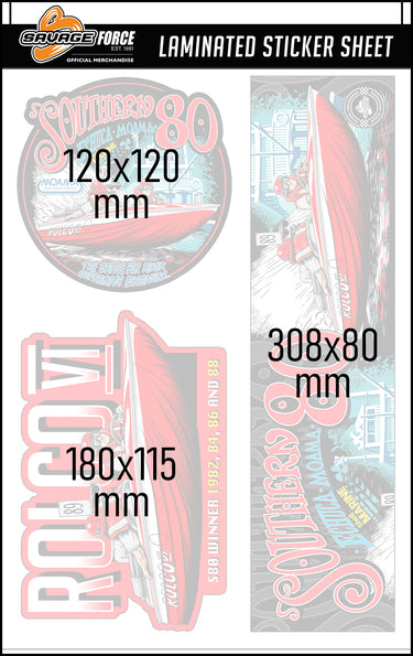 Rolco Southern 80 Sticker Sheet